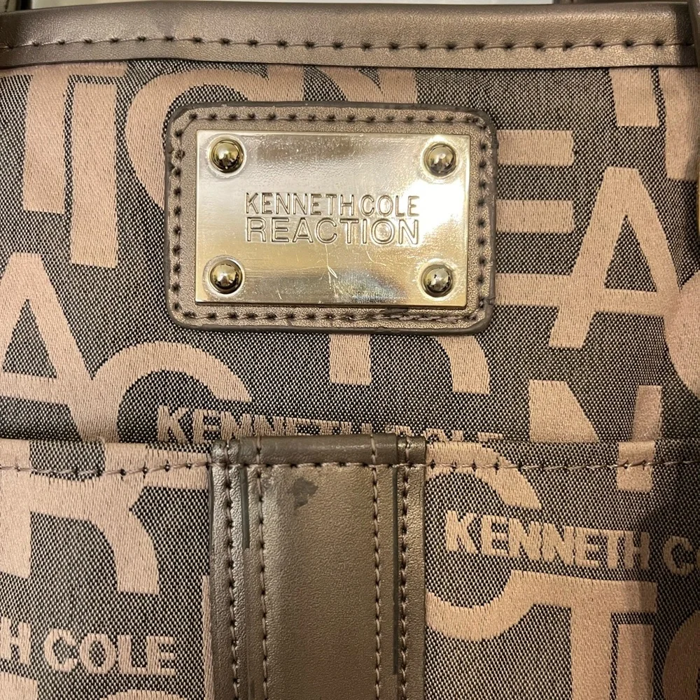 Kenneth Cole Reaction Tan and Black Laptop Bag